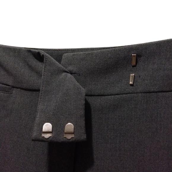 Vintage Women's First Option Gray Boot Legged Dress Trousers/Pants Sz 8 - Picture 4 of 7